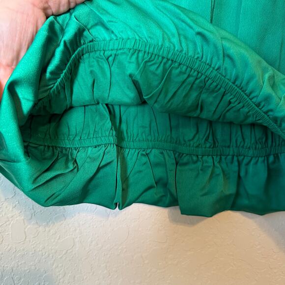 Crewcuts Toddler Girl's Green Bubble Hem Short Sleeve Dress Size 4 NEW - Picture 5 of 8